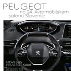 Revija Peugeot na 24. avtombilskem salonu Slovenije