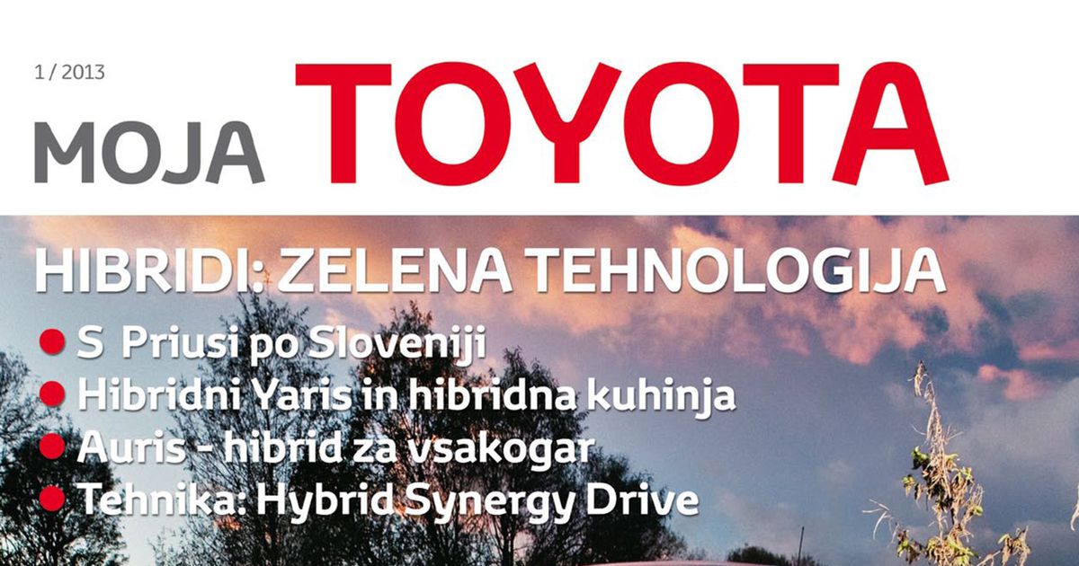 Revija Moja Toyota